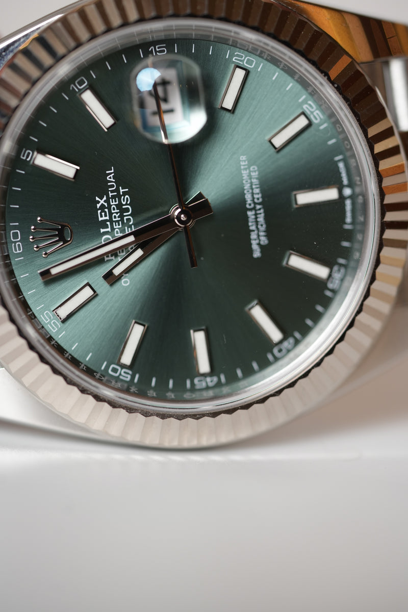 Rolex Datejust Mint Green 41