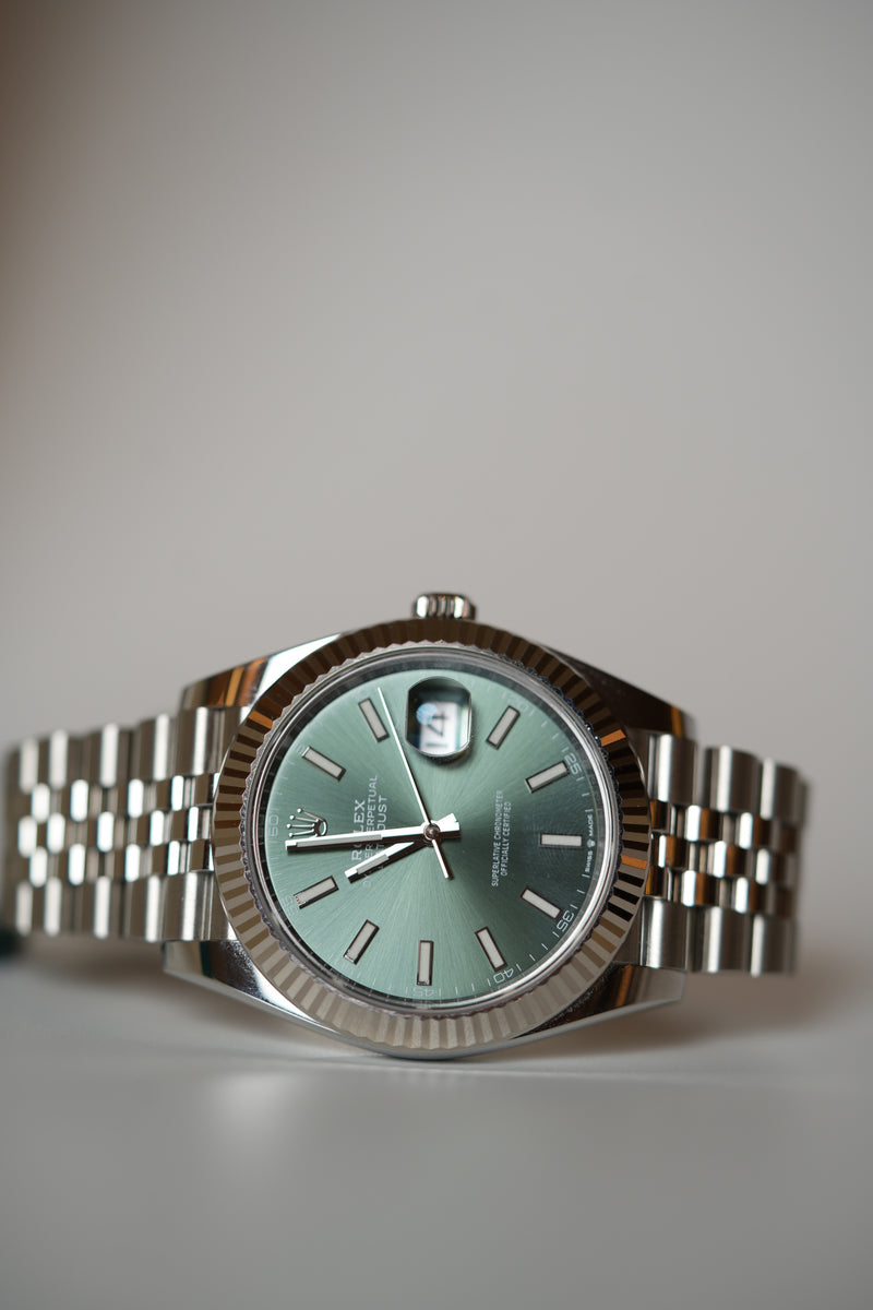 Rolex Datejust Mint Green 41